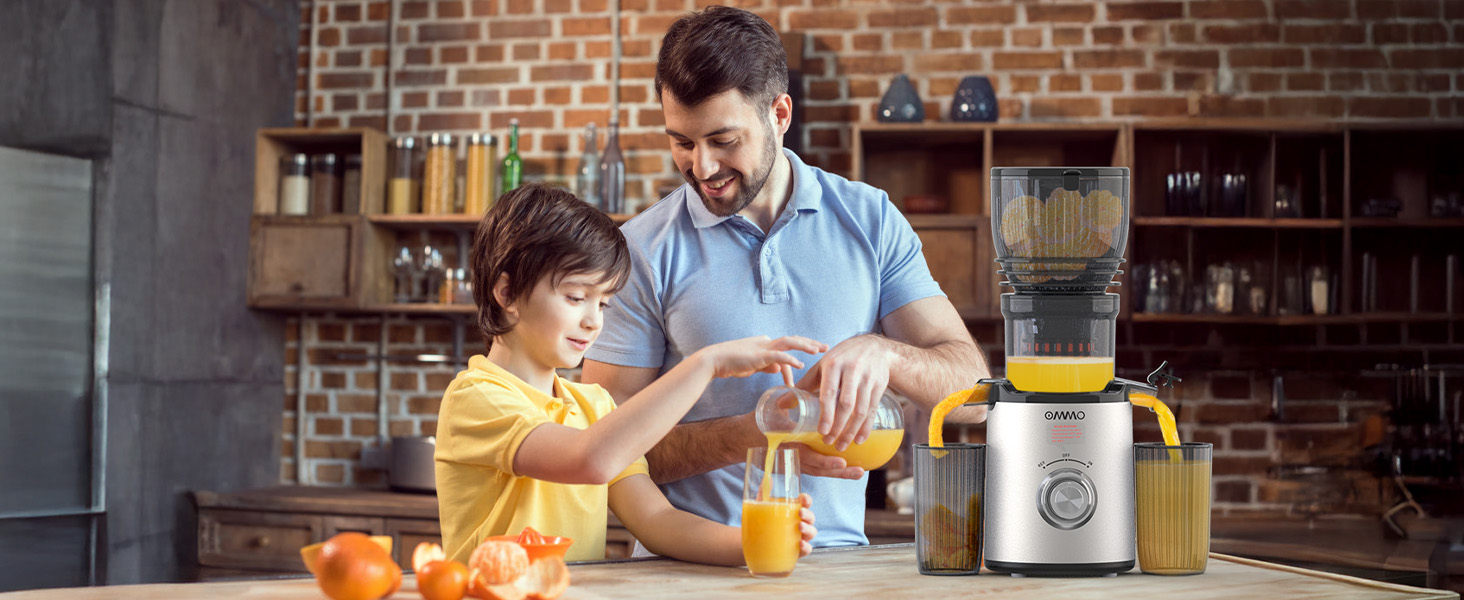 cold press juicer for dads and children
