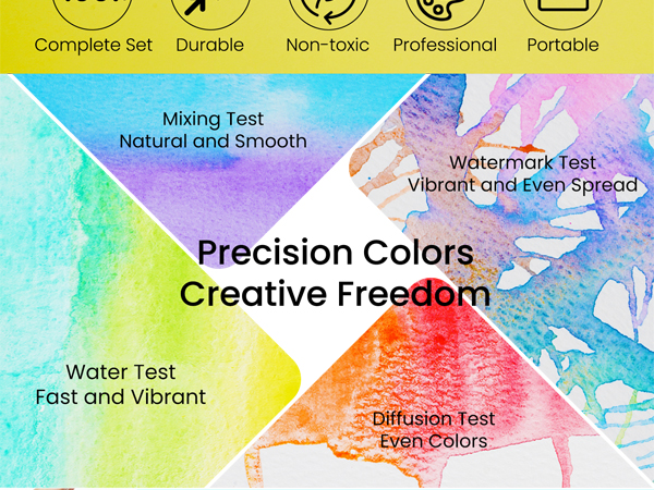 watercolor paint set