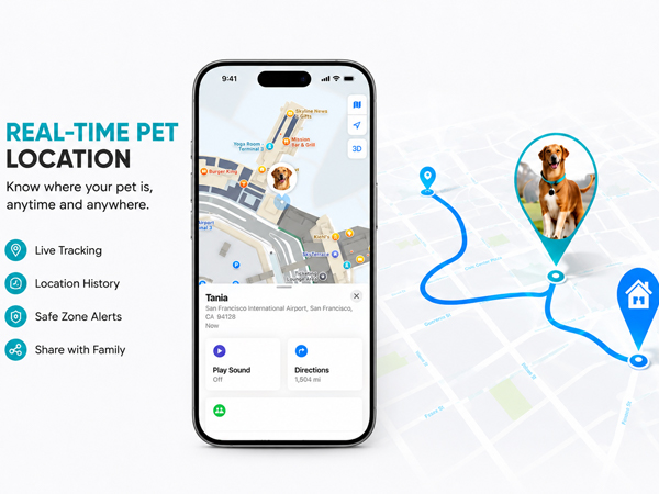 cat gps tracker cat collar tracker pet gps tracker for cats