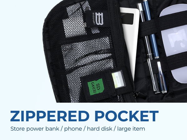 ZIPPERED POCKET