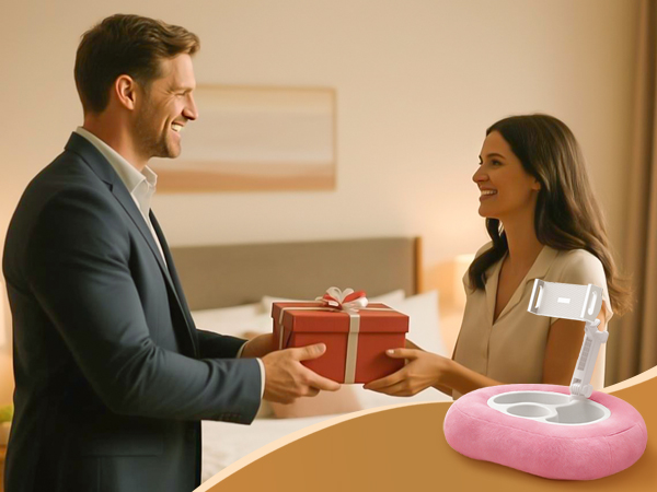 tablet holder pillow