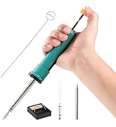 KeenWise Electric Desoldering Pump &amp; Soldering Iron Kit, 2-in-1 Solder Sucker Tool, 36W, Heatproo...
