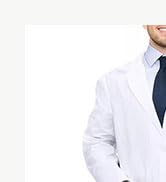 NY Threads Professional Lab Coat for Men Long Sleeve Medical Coat