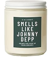 CE Craft Smells Like Johnny Depp Luxury Scented Candle – Celebrity Prayer Candle, Gift for Her, G...