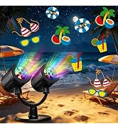 Toodour Pool Projector Lights, Pool Lights for Above Ground Pools with Timer, Waterproof Dynamic ...