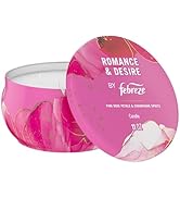 Febreze Scented Candle, Romance &amp; Desire Scent, 11 oz 4 Wick Candle, Single Pack