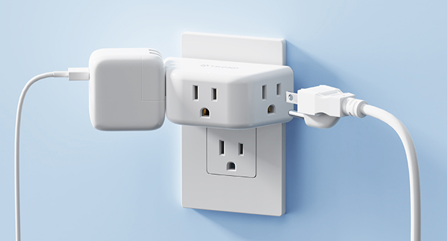 3 way outlet adapter