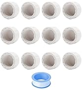 HayEastdor 12PCS 1/2inch White PVC Female Thread Pipe End Cap Plug Adapter PVC Fittings 1/2" Fitt...
