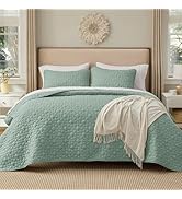 Bedsure Quilts Queen Size - Lightweight Bedspreads Queen Size with Lucky Star Quilting, Soft Quil...