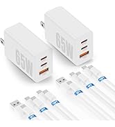 65W Super Fast Charger Typc-C for iPhone 17/16/15 Pro Max,Plus, iPad Air,MacBook, 3-Port 100W(in ...