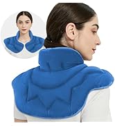 MEISENHOME Microwave Heating Pad for Neck and Shoulders and Back, Weighted Heating Pad for Period...