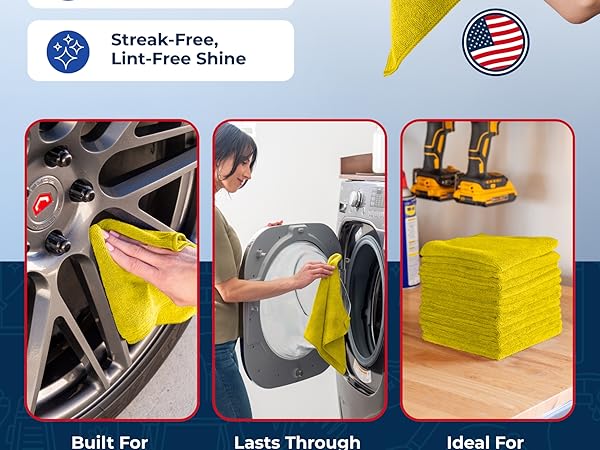 Streak-Free, Lint-Free shine
