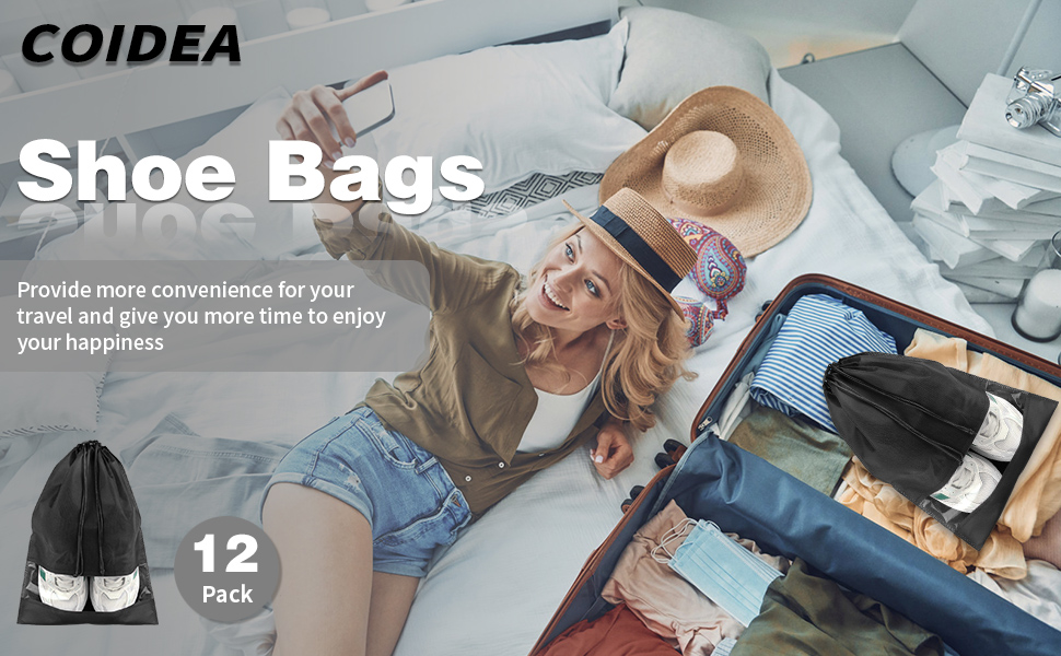 12 Pack Shoe Bags