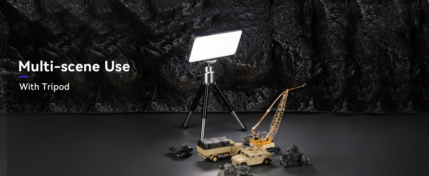 rgb video light on camera video light for photography mini portable video lighting