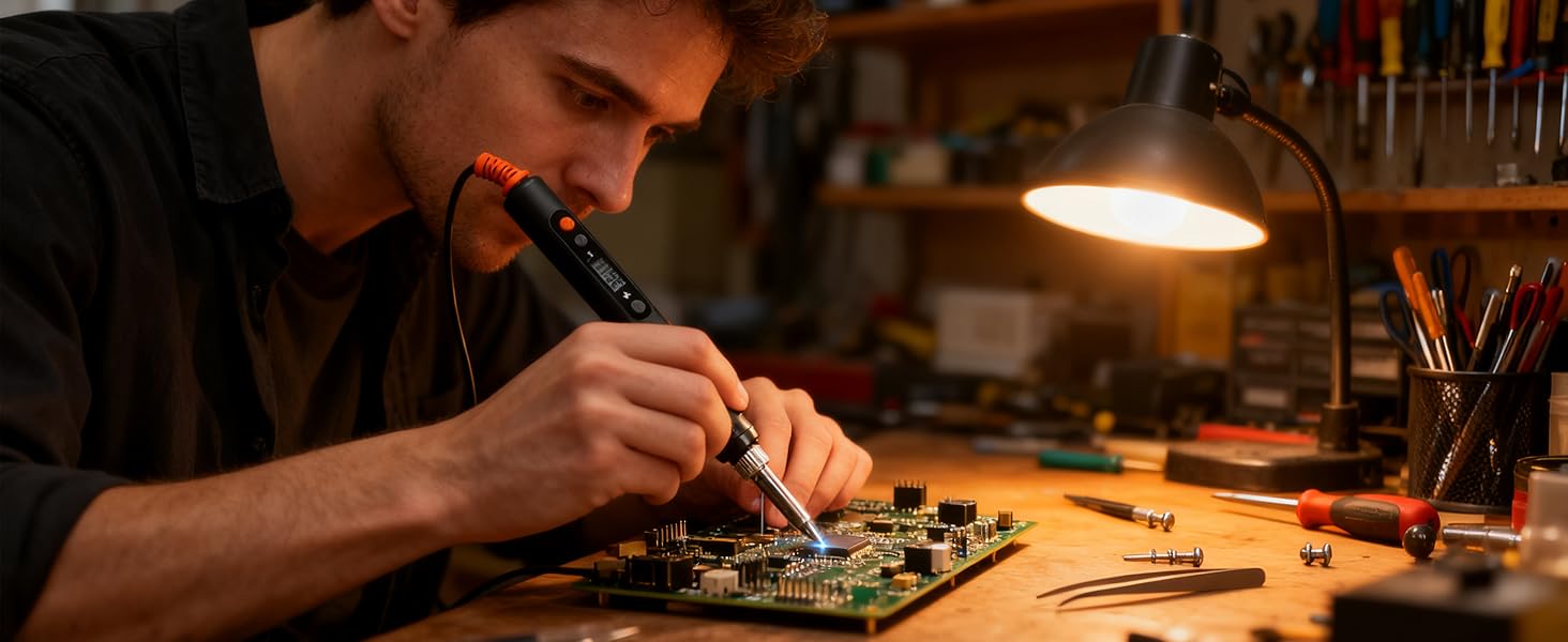 NORYEEBRAN 110V Soldering Iron Premium Kit
