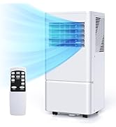 Air Choice 8000 BTU Portable Air Conditioner, 3-in-1 Room Air Conditioners Portable for Rooms Up ...