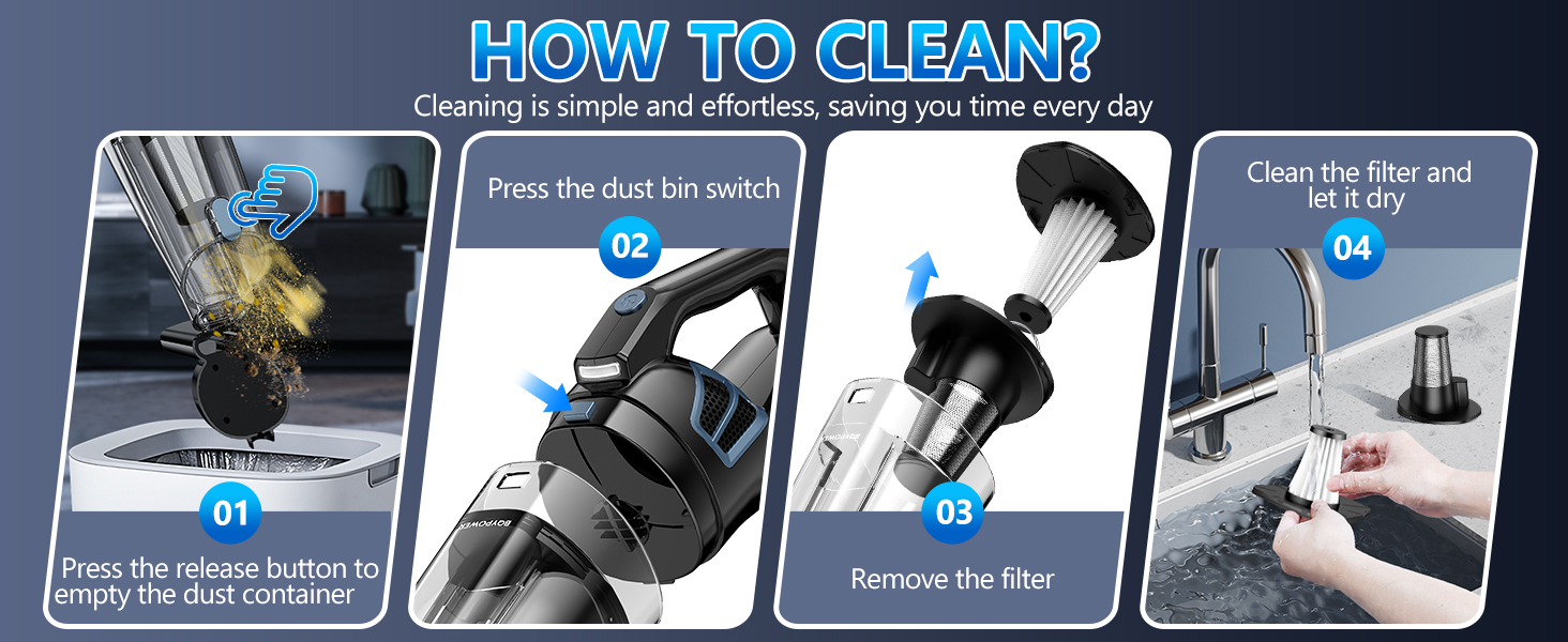 Hand Vacuum Cordless