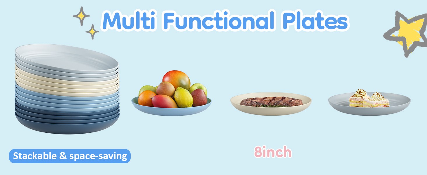 plastic plates reusable