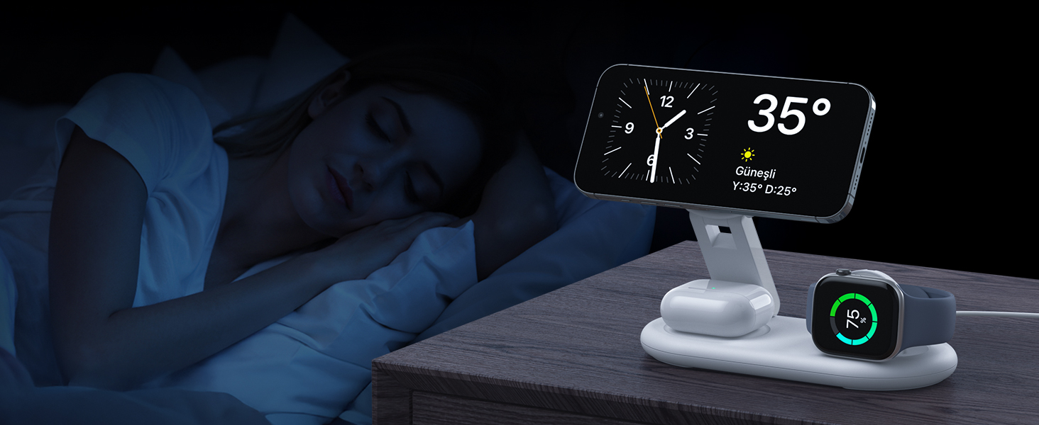 3 in 1 magsafe wireless charging station