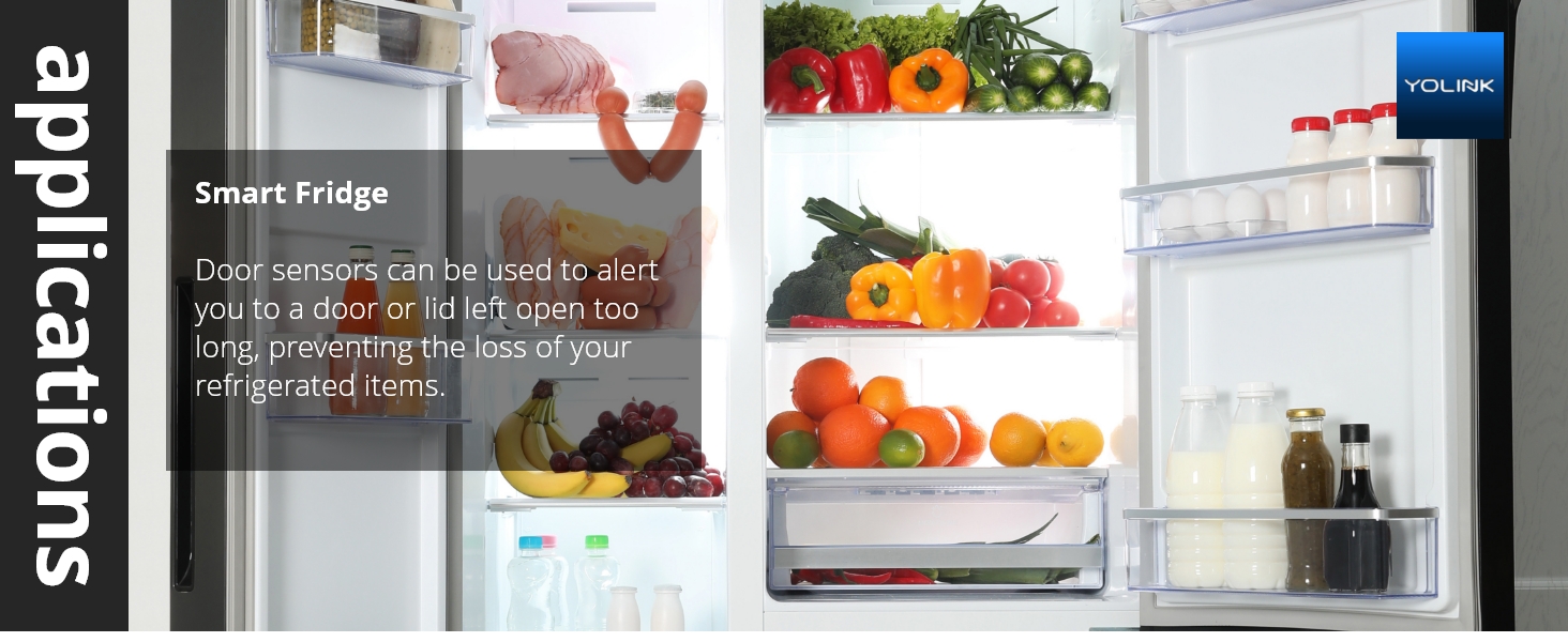 door sensor application: smart fridge