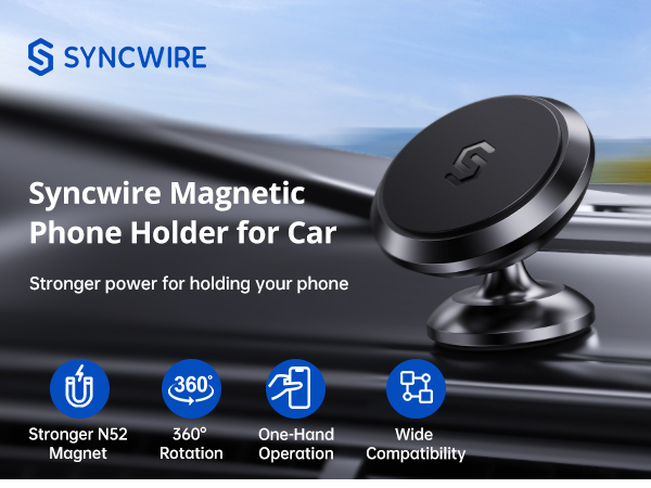 magnetic phone holder for car