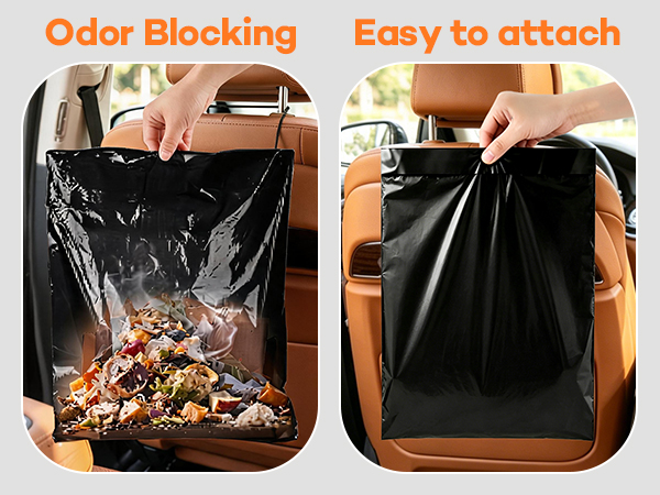Hanging Car Trash Bags