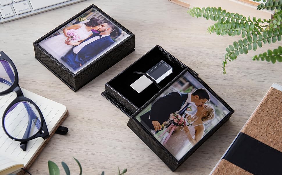 Elite Flash Drive Box with Photo