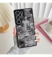 XIZYO for Samsung Galaxy S26 Ultra Case, Floral Rose Cute Phone Case for Women Girls Aesthetic Pa...