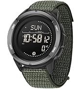 findtime Compass Tactical Watches for Men Women with Metronome Step Counter Countdown Dual Time A...