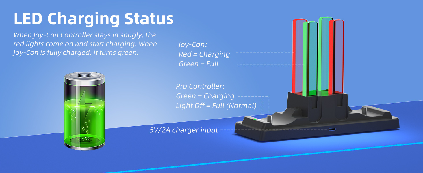 Charger Dock for Nintendo Switch