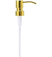 Metal Soap Dispenser Pump Replacement, Bronze Gold, Countertop Bathroom Lotion Container, Holders...