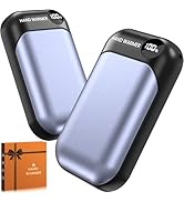 Hand Warmers Rechargeable 2 Pack, 4-Levels 104°F to 131°F Electric Hand Warmers, UL Certified Saf...