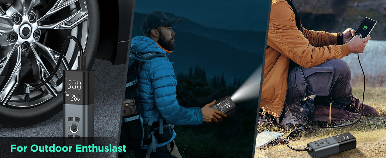 Tire Inflator Portable Air Compressor