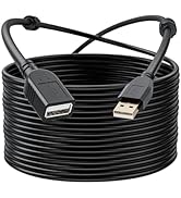 USB 2.0 Extension Cable 30FT / 10M, USB Type A to A, Long Active USB 2.0 Extender, Male to Female...