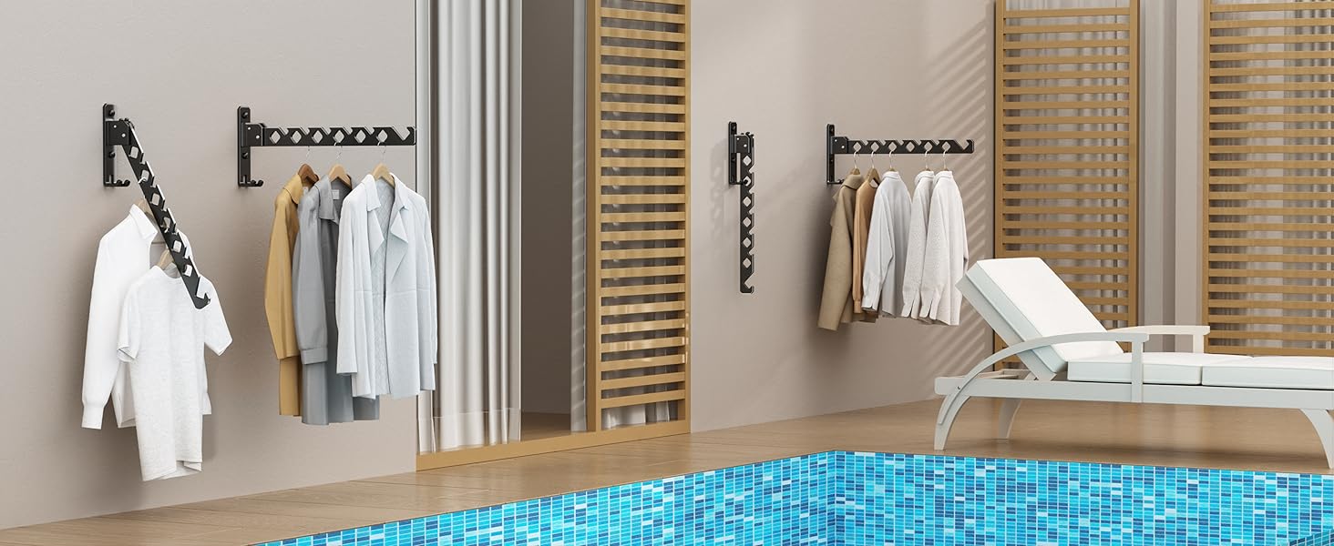 wall mounted drying rack