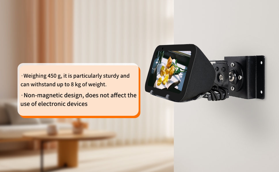 shinar Metal Wall Mount for Echo Show 5 (3rd Generation)
