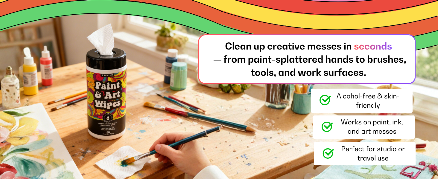Art &amp;amp; Paint Wipes