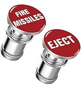 2 Pack Car Cigarette Lighter Replacement Set, MELIFE EJECT Button FIRE MISSILES Button 12V Access...