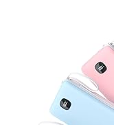 penaover Portable Charger with Built-in Cables&amp;AC Wall Plug,5 Output 2 Input 20000mAh Power Bank,...