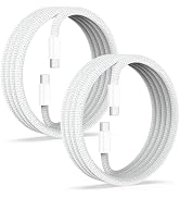 Bkduice USB C to USB C Cable 3FT for iPhone 17, 2 Pack Braided iPhone Type C Charger Cord for Car...