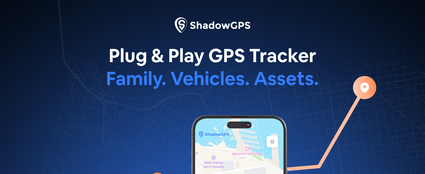 OBD2 GPS Tracker for Vehicles - Car Tracker Device Hidden with Vehicle Location