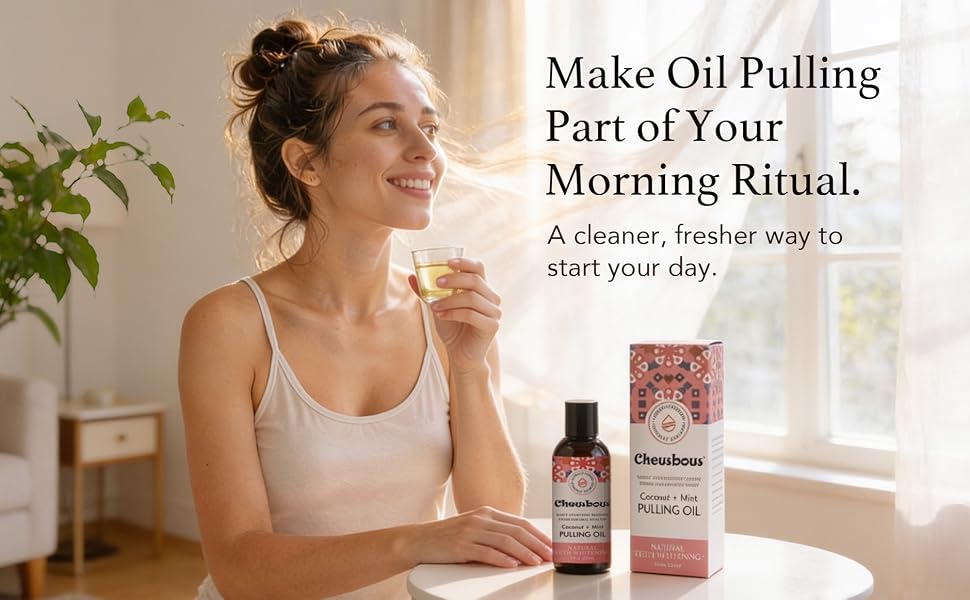 Make Oil Pulling Part of Your Morning Ritual. A cleaner, fresher way to start your day.