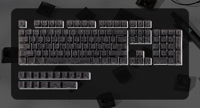 EPOMAKER SmokFiber Keycaps Set