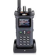 KSUN GMRS Radio Handheld Multi Band Receiving Two Way Radio Long Range Walkie Talkie w/13.1-inch ...