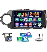 2+64GB Realdio Android 15 Car Radio for Toyota Yaris 2012-2017 with Wireless CarPlay Android Auto...