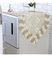 YUZHANGHE Refrigerator Dust Proof Cover Dustproof Washer and Dryer Covers for The Top Lace Fridge...