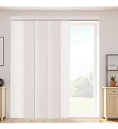 VEVOR Panel Track Blinds, Extendable Track from 45.8 in to 86 in W, Trimmable Panel Curtains Up t...