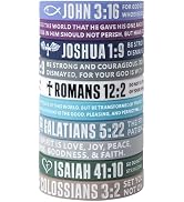 KUCLIN 12 Pieces Bible Verse Bracelets - Christian Scripture Silicone Wristbands for Men &amp; Women ...