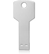 64G Key Shape USB Flash Drive, K&amp;ZZ Metal Thumb Drive USB2.0 Flash Disk Memory USB Stick Expansio...