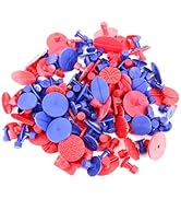 CZJCMECH Dent Puller Tabs,132PCS Car Body Dent Removal Pulling Tabs,Paintless Repair Tool,Glue Ta...